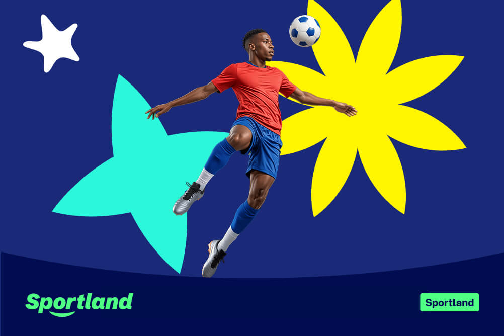 A footballer controlling a ball, perhaps helping someone make a decision about their cash out bet