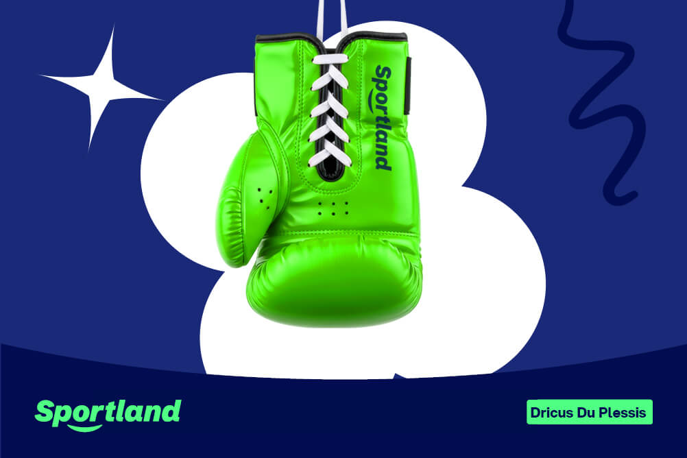 A green MMA glove, which could be used in Dricus Du Plessis' next fight.